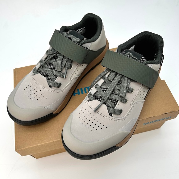 Shimano‎ SH-GE700 Enduro Shoes Mens Size 7 (EU 40) SPD Light Gray MTB Trail NEW main image 7